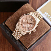  Shop Authentic Michael Kors Lexington Rose Gold Dial Rose Gold Steel Strap Watch for Women - MK5569 - Luxxuri