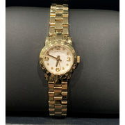  Shop Authentic Marc Jacobs Amy Dinky White Dial Gold Steel Strap Watch for Women - MBM3226 - Luxxuri