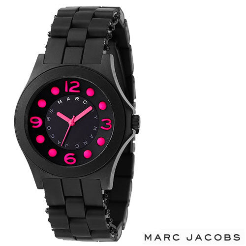  Shop Authentic Marc Jacobs Pelly Black Dial Black Silicone Strap Watch for Women - MBM2508 - Luxxuri