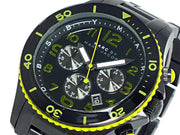  Shop Authentic Marc Jacobs Rock Chronograph Black Dial Black Steel Strap Watch for Men - MBM5026 - Luxxuri