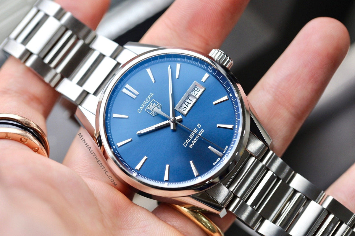  Shop Authentic Tag Heuer Carrera Blue Dial Watch for Men - WAR201E.BA0723 - Luxxuri