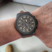  Shop Authentic Fossil Brox Multifunction Brown Dial Brown Leather Strap Watch for Men - BQ2802 - Luxxuri