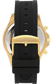 Shop Authentic Maserati SFIDA Chronograph Black Dial Rubber Strap Watch For Men - R8871640001 - Luxxuri