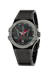  Shop Authentic Maserati Potenza 42mm Black Analog Dial Black Strap Watch For Men - R8853108003 - Luxxuri