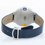  Shop Authentic Cartier Ballon Bleu De Cartier Blue Dial Blue Leather Strap Watch for Men - WSBB0027 - Luxxuri