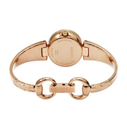  Shop Authentic Gucci Guccissima Collection Quartz Black Dial Rose Gold Steel Strap Watch For Women - YA134509 - Luxxuri