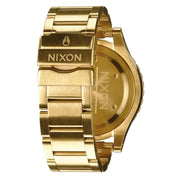 Nixon 48-20 Chrono Gold Dial Gold Steel Strap Watch for Men - A486-502