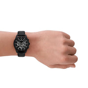  Shop Authentic Emporio Armani Antonio Chronograph Black Dial Black Leather Strap Watch for Men - AR11583 - Luxxuri