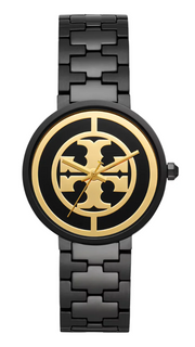 Tory Burch Reva Black Dial Black Steel Strap Watch for Women - TBW4039