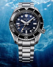  Shop Authentic Seiko Prospex Diver Scuba Automatic Blue Dial Silver Steel Strap Watch for Men - SBEJ021 - Luxxuri