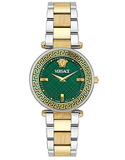  Shop Authentic Versace Reve Analog Green Dial Two Tone Steel Strap Watch for Women - VE8B00524 - Luxxuri