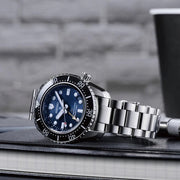  Shop Authentic Seiko Prospex Diver Scuba Automatic Blue Dial Silver Steel Strap Watch for Men - SBEJ021 - Luxxuri