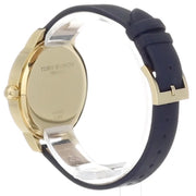 Tory Burch Collins Quartz Blue Dial Blue Leather Strap Watch for Women - TBW1203