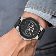  Shop Authentic Hugo Boss Taper Chronograph Black Dial Black Leather Strap Watch for Men - 1514085 - Luxxuri