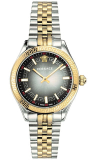  Shop Authentic Versace Hellenyium Grey Dial Two Tone Steel Strap Watch for Women - VEHU00520 - Luxxuri