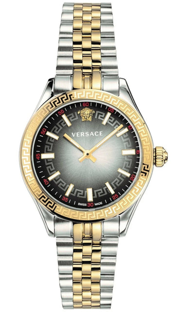  Shop Authentic Versace Hellenyium Grey Dial Two Tone Steel Strap Watch for Women - VEHU00520 - Luxxuri