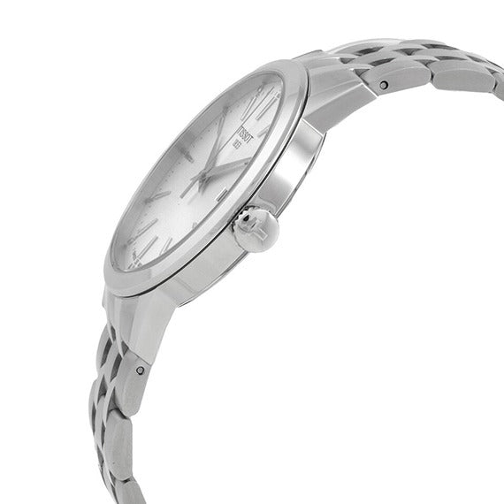 Tissot Classic Dream Silver Dial Silver Steel Strap Watch for Men - T129.410.11.031.00