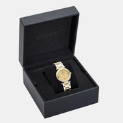  Shop Authentic Versace Reve Analog Gold Dial Two Tone Steel Strap Watch for Women - VE8B00324 - Luxxuri