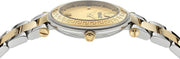  Shop Authentic Versace Reve Analog Gold Dial Two Tone Steel Strap Watch for Women - VE8B00324 - Luxxuri