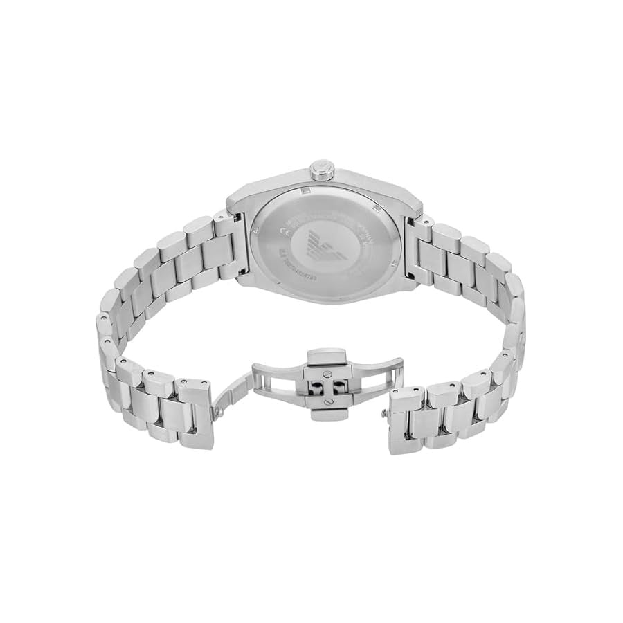  Shop Authentic Emporio Armani Frederico Analog Blue Dial Silver Steel Strap Watch for Men - AR11620 - Luxxuri