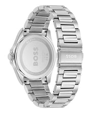 Hugo Boss Strike Turquoise Blue Dial Silver Steel Strap Watch for Men - 1514171