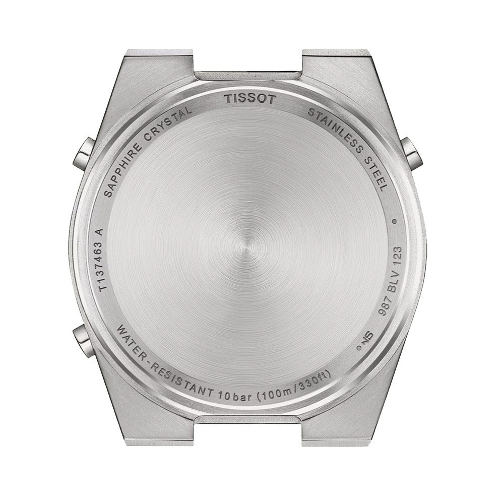 Tissot Digital Quartz Black Dial Silver Steel Strap Watch for Men - T137.463.11.050.00