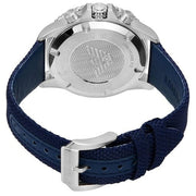 Emporio Armani World Explorer Chronograph Blue Dial Blue Nylon Strap Watch for Men - AR11588