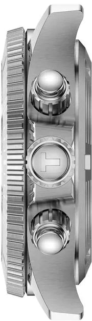 Tissot Seastar 1000 Chronograph Grey Dial White Rubber Strap Watch for Men - T120.217.17.011.00