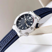  Shop Authentic Versace Greca Diver Quartz Blue Dial Blue Rubber Strap Watch for Men - VE8G00124 - Luxxuri