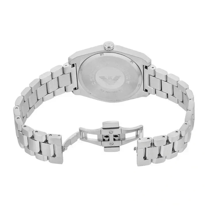 Shop Authentic Emporio Armani Frederico Analog Green Dial Silver Steel Strap Watch for Men - AR11621 - Luxxuri