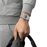 Tissot Digital Quartz Silver Dial Silver Steel Strap Watch for Men - T137.463.11.030.00