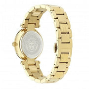  Shop Authentic Versace Reve Analog Black Dial Gold Steel Strap Watch for Women - VE8B00624 - Luxxuri