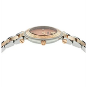  Shop Authentic Versace Reve Analog Rose Gold Dial Two Tone Steel Strap Watch for Women - VE8B00424 - Luxxuri