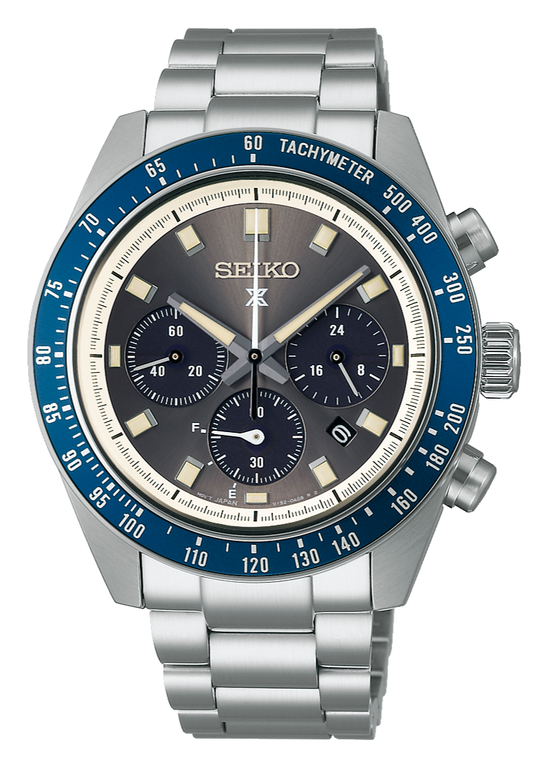  Shop Authentic Seiko Prospex Speedtimer Solar Chronograph Grey Dial Silver Steel Strap Watch for Men - SSC939 - Luxxuri