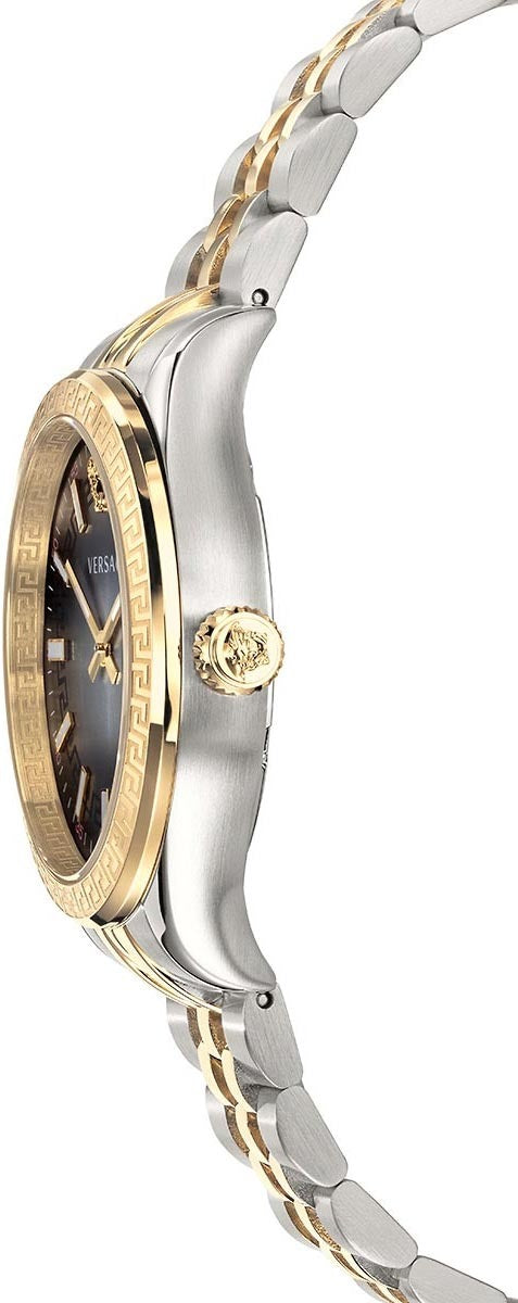  Shop Authentic Versace Hellenyium Grey Dial Two Tone Steel Strap Watch for Women - VEHU00520 - Luxxuri