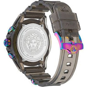  Shop Authentic Versace Icon Active Chronograph Black Dial Grey Silicone Strap Watch for Men - VEZ701022 - Luxxuri