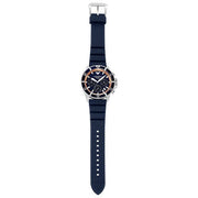  Shop Authentic Emporio Armani World Explorer Chronograph Blue Dial Blue Silicone Strap Watch for Men - AR11696 - Luxxuri