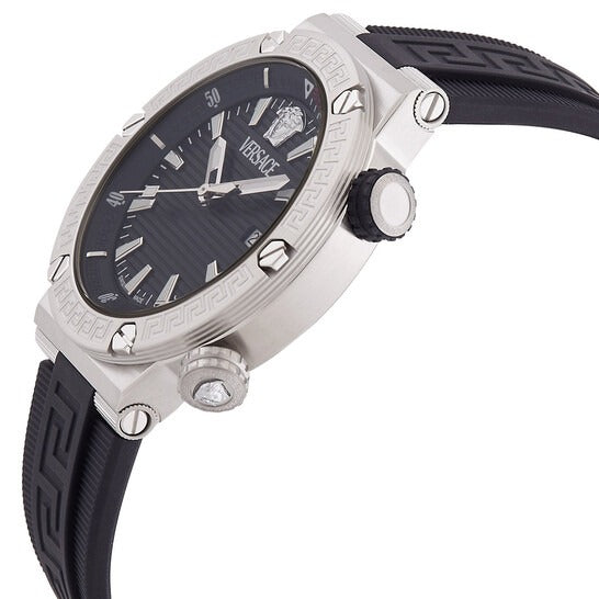  Shop Authentic Versace Greca Diver Quartz Blue Dial Blue Rubber Strap Watch for Men - VE8G00124 - Luxxuri