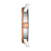Tissot T Classic Dream Quartz White Dial Two Tone Steel Strap Watch for Men - T129.410.22.013.00