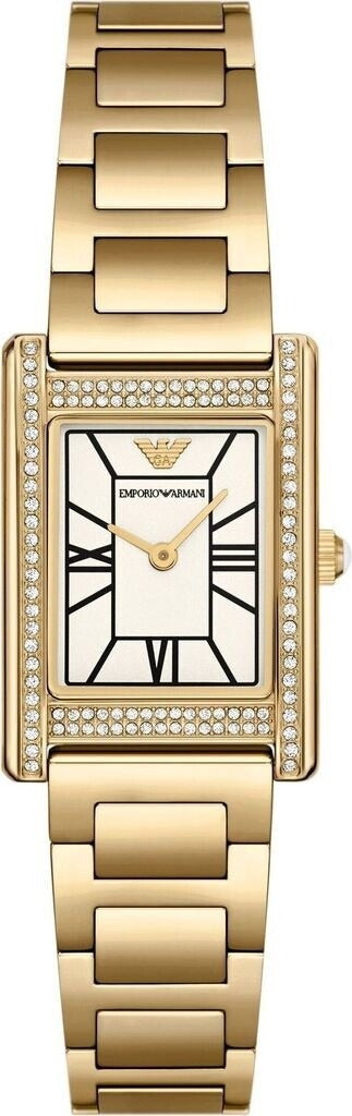  Shop Authentic Emporio Armani Genni Crystals Mother of Pearl Dial Gold Steel Strap Watch for Women - AR11659 - Luxxuri