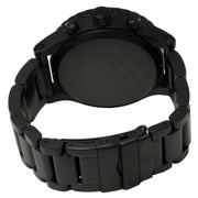 Nixon 51-30 Chronograph Black Dial Black Steel Strap Watch for Men - A083-2298