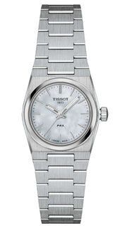 Tissot PRX Quartz Mother of Pearl Dial Silver Steel Strap Watch for Women - T137.010.11.111.00