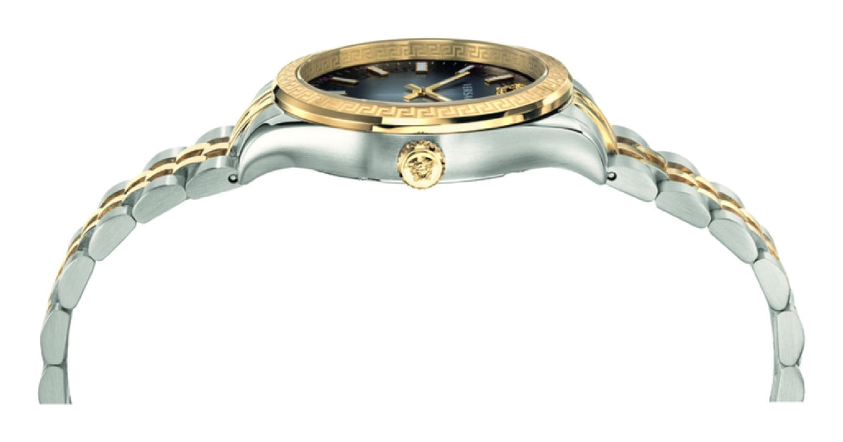  Shop Authentic Versace Hellenyium Grey Dial Two Tone Steel Strap Watch for Women - VEHU00520 - Luxxuri