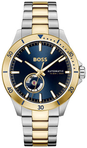  Shop Authentic Hugo Boss Troper Chronograph Automatic Blue Dial Two Tone Steel Strap Watch for Men - 1514201 - Luxxuri