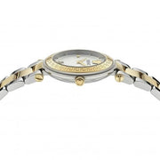  Shop Authentic Versace Reve Analog White Dial Two Tone Steel Strap Watch for Women - VE8B00724 - Luxxuri