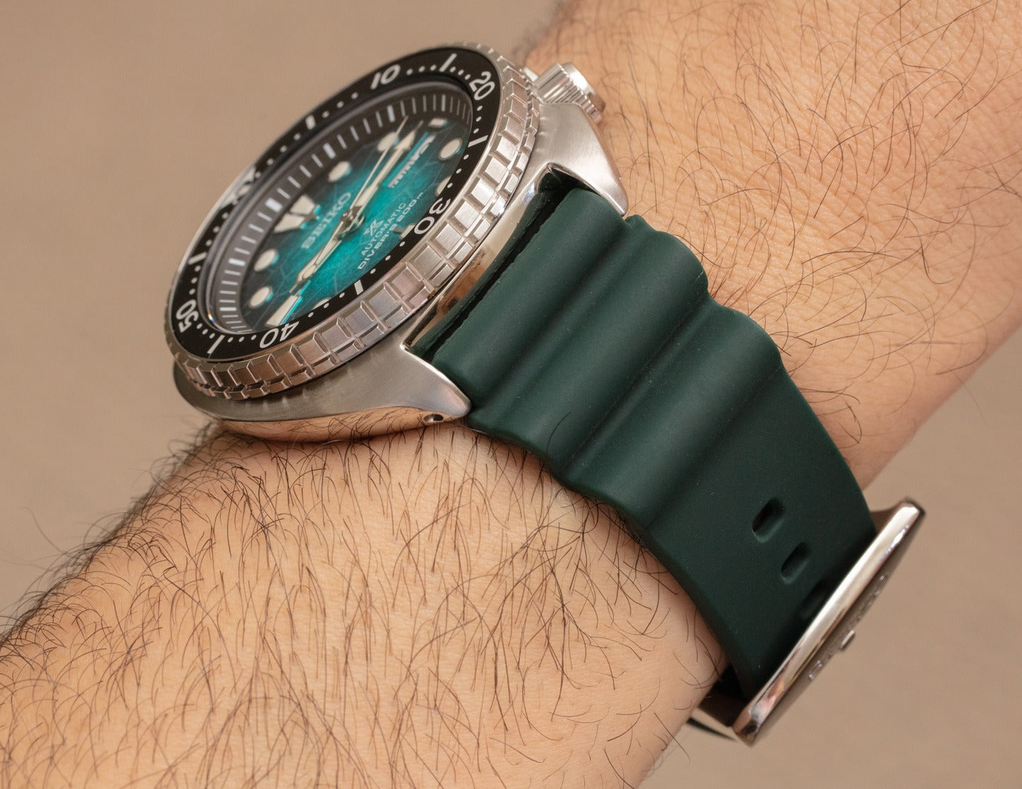  Shop Authentic Seiko US Special Edition Automatic Green Dial Silver Steel Strap Watch for Men - SRPH57 - Luxxuri