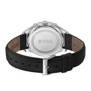  Shop Authentic Hugo Boss Avery Chronograph Blue Dial Black Leather Strap Watch for Men - 1514156 - Luxxuri