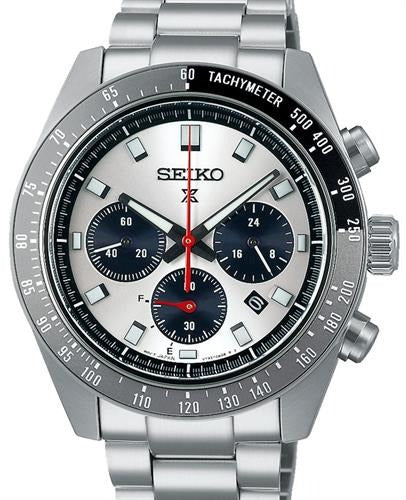  Shop Authentic Seiko Prospex Speedtimer Solar Chronograph Silver Dial Silver Steel Strap Watch for Men - SSC911 - Luxxuri