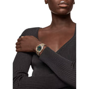  Shop Authentic Versace Hellenyium Quartz Green Dial Two Tone Steel Strap Watch for Women - VEHU00420 - Luxxuri
