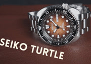  Shop Authentic Seiko Prospex US Special Edition King Turtle Automatic Brown Dial Silver Steel Strap Watch for Men - SRPH55 - Luxxuri